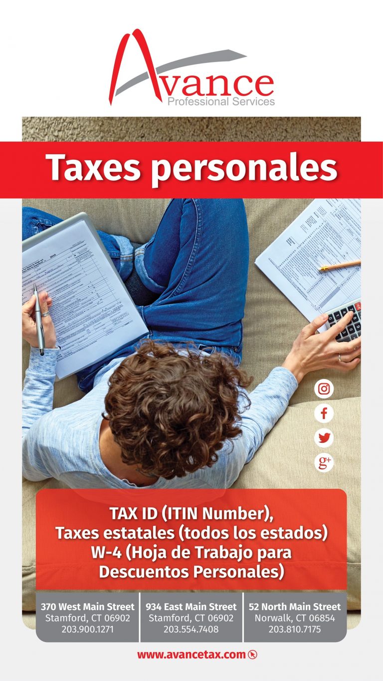 Avance taxes personales